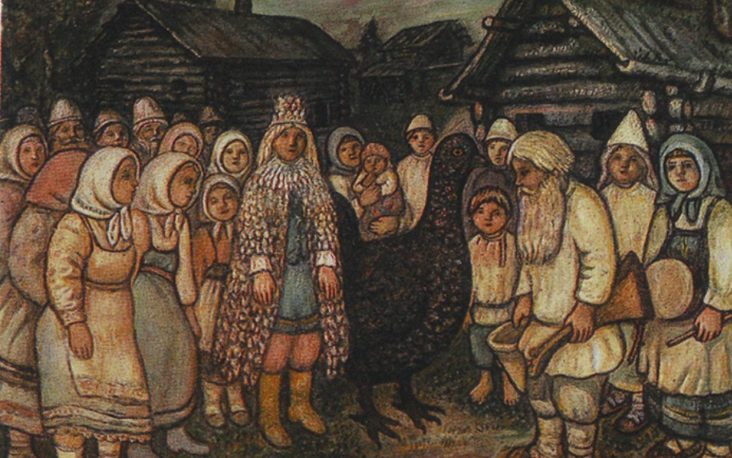 Ефим Честняков, русские художники, картины крестьяне, русская утопия, русское счастье, художники россия