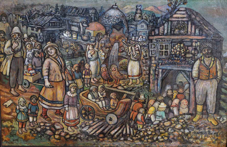 Ефим Честняков, русские художники, картины крестьяне, русская утопия, русское счастье, художники россия